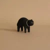 Handmade Tiny Wooden Animals - Black Cat>T-Lab Outlet