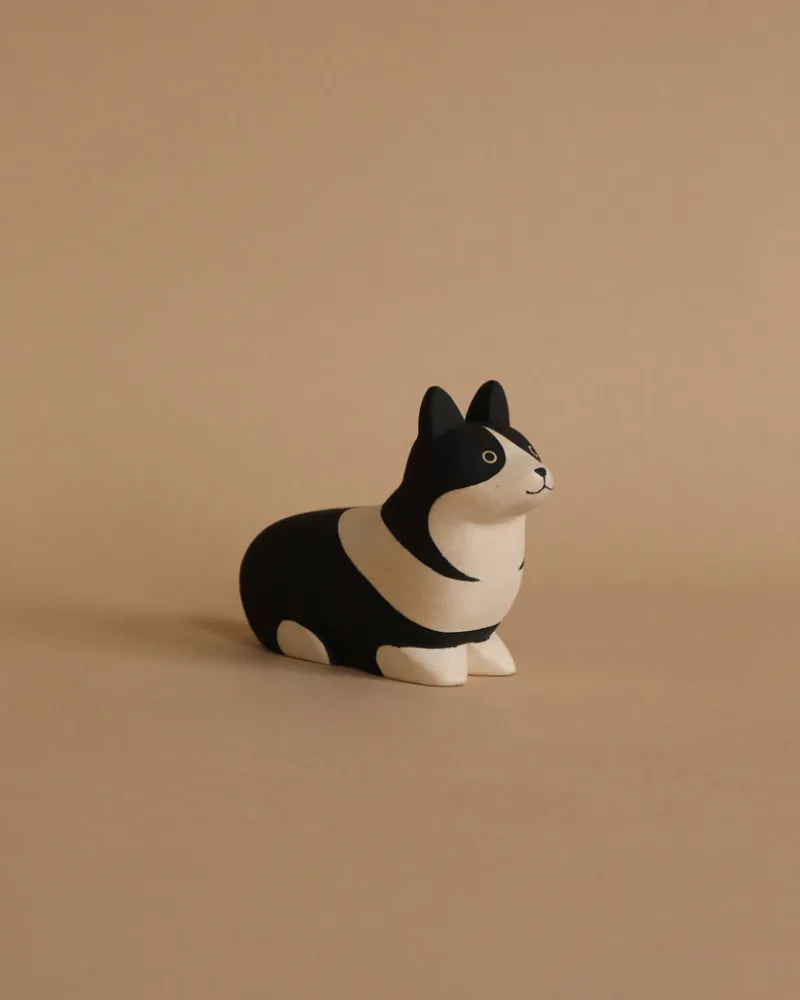 Handmade Tiny Wooden Animals - Corgi Dog>T-Lab Best