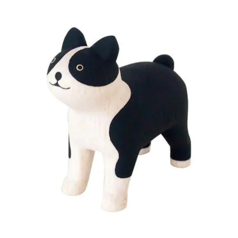 Handmade Tiny Wooden Animals - Boston Terrier>T-Lab Clearance