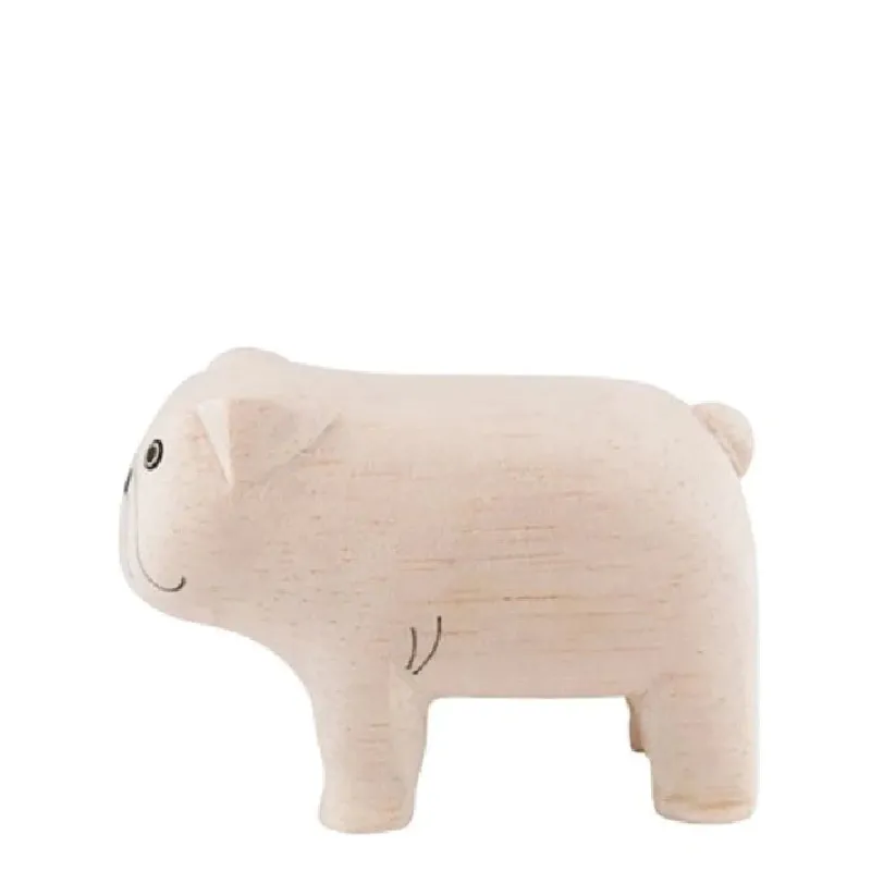 Handmade Tiny Wooden Bulldog>T-Lab Hot