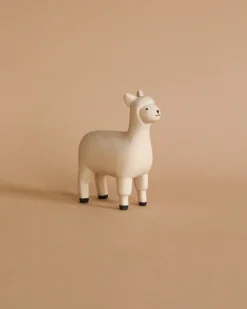 Handmade Tiny Wooden Farm Animals - Alpaca>T-Lab Hot