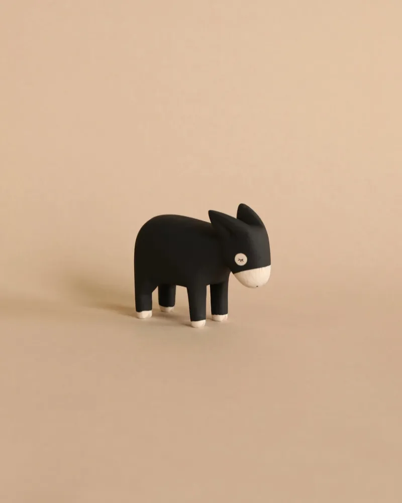 Handmade Tiny Wooden Farm Animals - Donkey>T-Lab Fashion