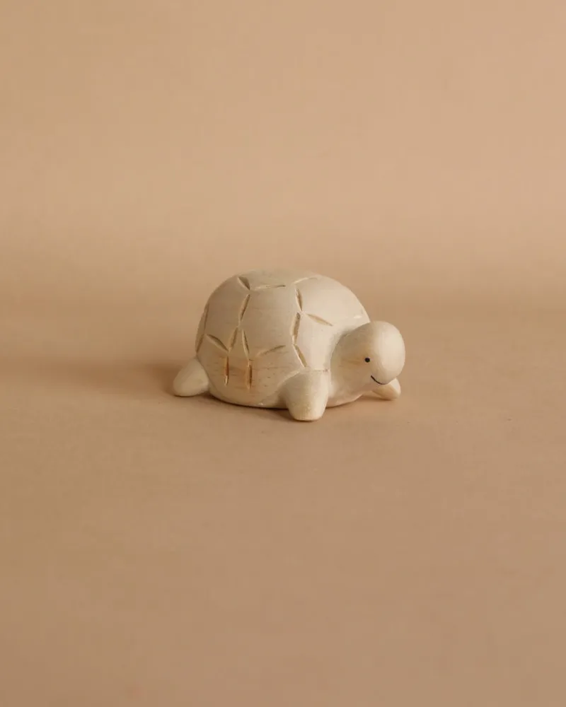 Handmade Tiny Wooden Forest Animals - Turtle>T-Lab Sale
