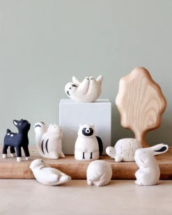 Handmade Tiny Wooden Forest Animals - Eagle><noscript><img width=