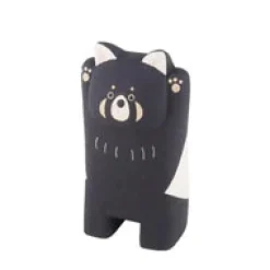 Handmade Tiny Wooden Red Panda><noscript><img width=