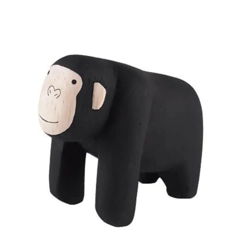 Handmade Tiny Wooden Safari Animals - Gorilla>T-Lab Fashion