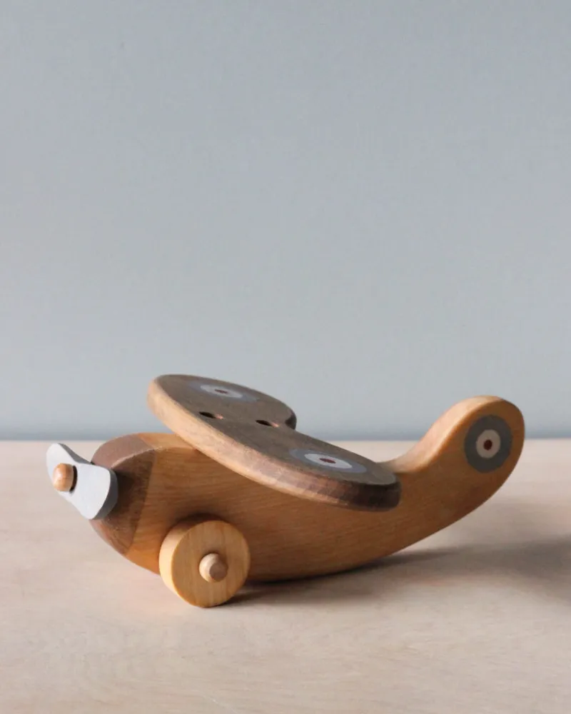 Handmade Wooden Airplane>Friendly toys Online