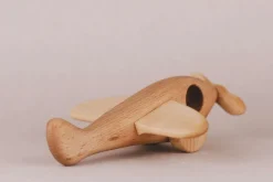 Handmade Wooden Airplane><noscript><img width=