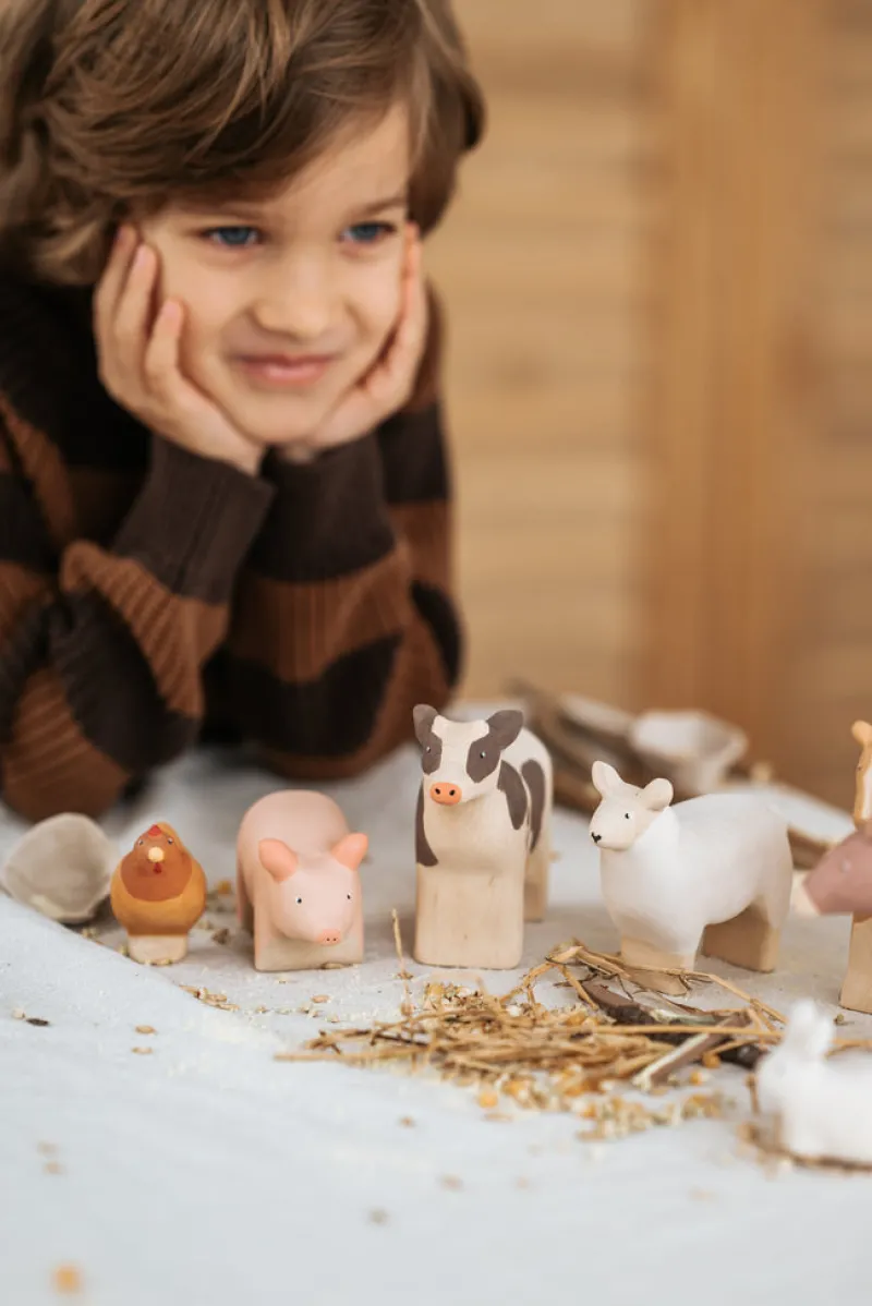 Handmade Wooden Cow>Meshka And Friends Discount