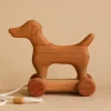 Handmade Wooden Dog Pull Toy>Tateplota Best