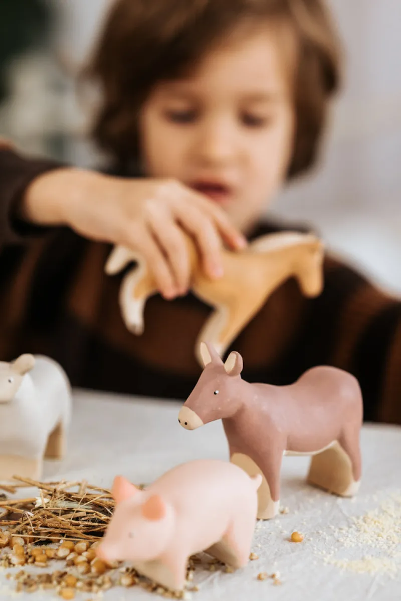 Handmade Wooden Donkey>Meshka And Friends Online