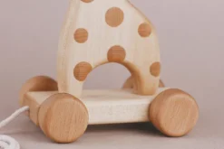 Handmade Wooden Giraffe Pull Toy><noscript><img width=