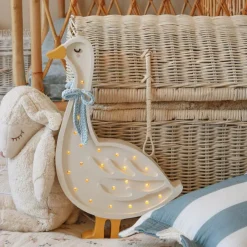 Handmade Wooden Goose Lamp></noscript>Little Lights Fashion