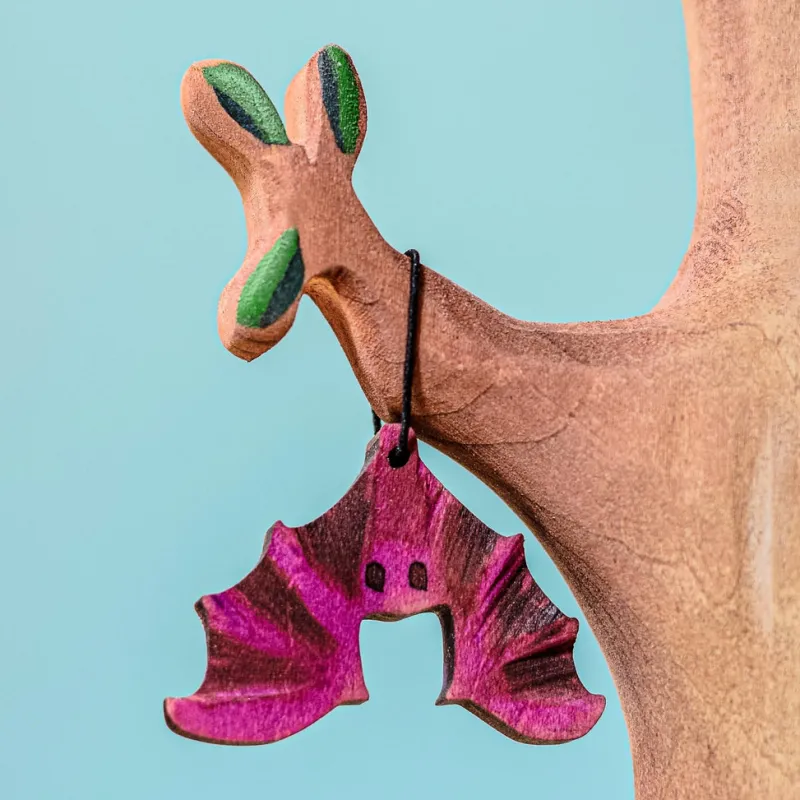 Handmade Wooden Halloween Trees & Bat Set>Bumbu Toys Fashion