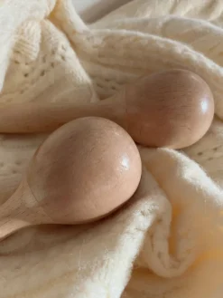 Handmade Wooden Maracas><noscript><img width=