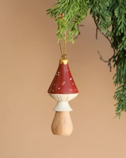 Handmade Wooden Mushroom Ornament>Gnezdo Best