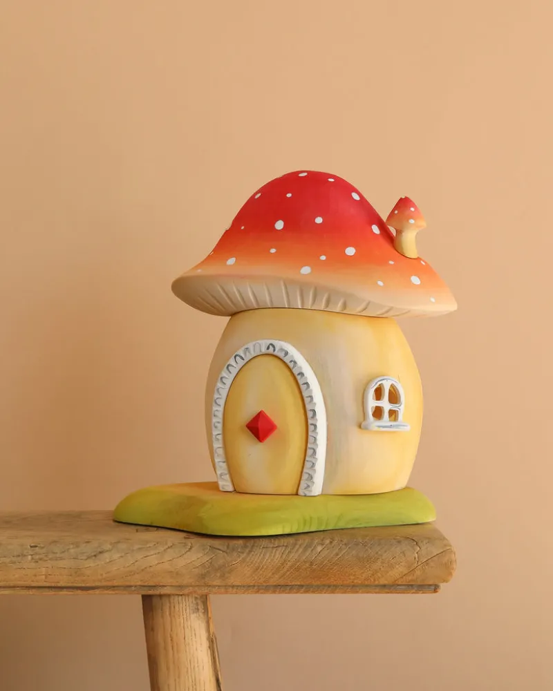 Handmade Wooden Mushroom House>Bumbu Toys Clearance