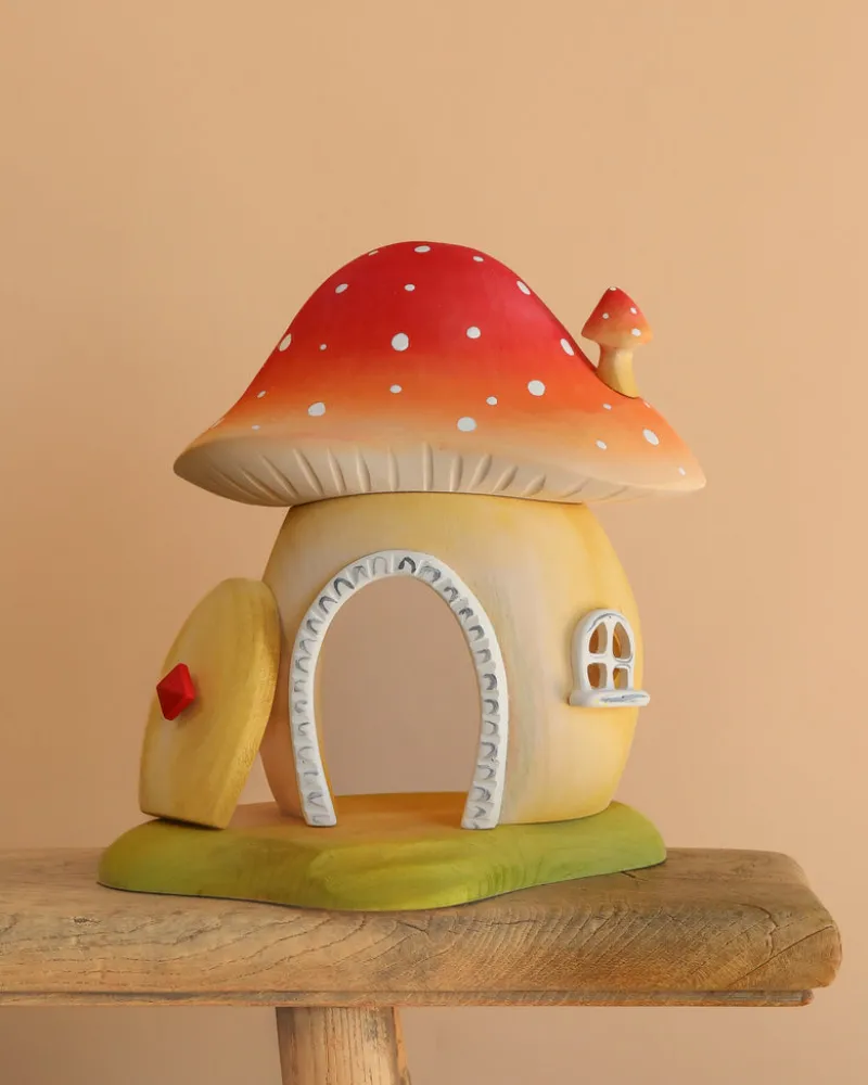 Handmade Wooden Mushroom House>Bumbu Toys Clearance