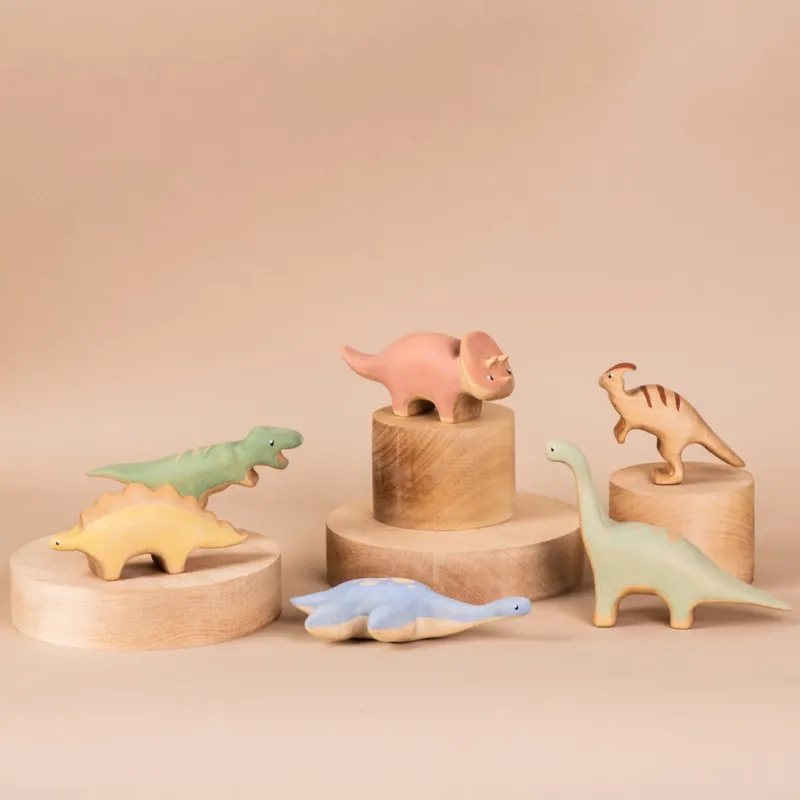Handmade Wooden Parasaurolophus Dinosaur>Meshka And Friends Best