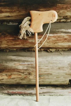 Handmade Wooden Riding Horse><noscript><img width=