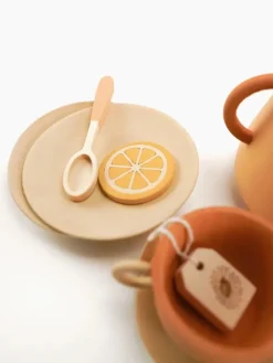 Handmade Wooden Tea Set - Herbal><noscript><img width=