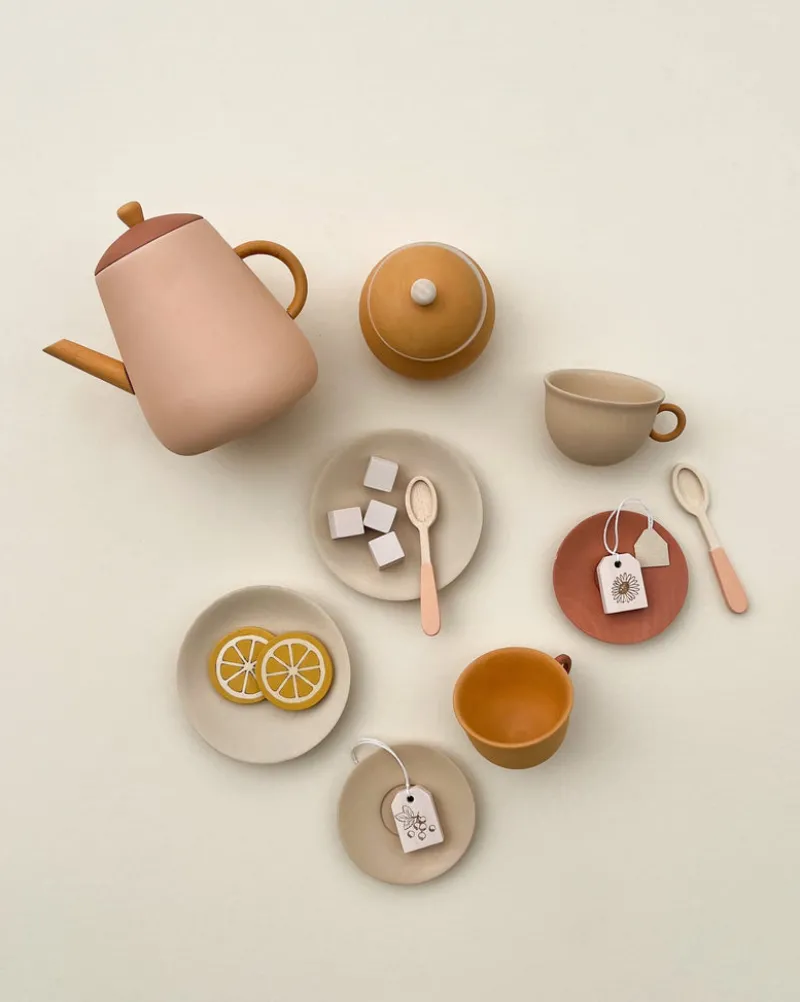 Handmade Wooden Tea Set - Flower>SABO concept Fashion