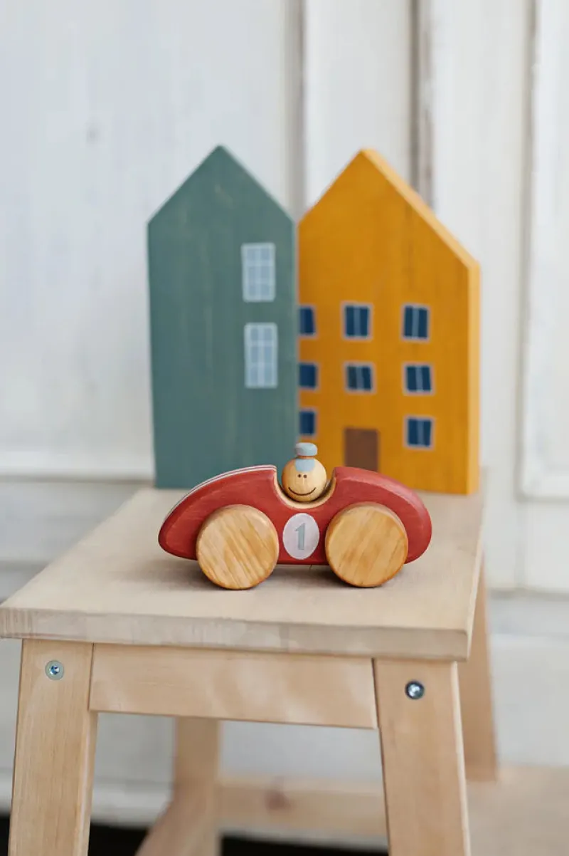 Handmade Wooden Toy Race Car>Friendly toys Clearance