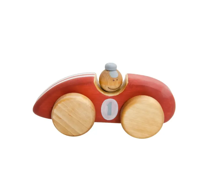 Handmade Wooden Toy Race Car>Friendly toys Clearance