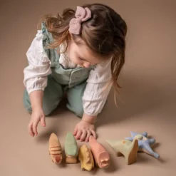 Handmade Wooden Triceratops Dinosaur></noscript>Meshka And Friends Hot