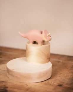 Handmade Wooden Triceratops Dinosaur>Meshka And Friends Hot
