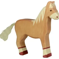 Horse, Standing, Light Brown>Holztiger Outlet