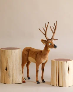 Large Deer Stuffed Animal - Male (final sale)>Hansa Hot