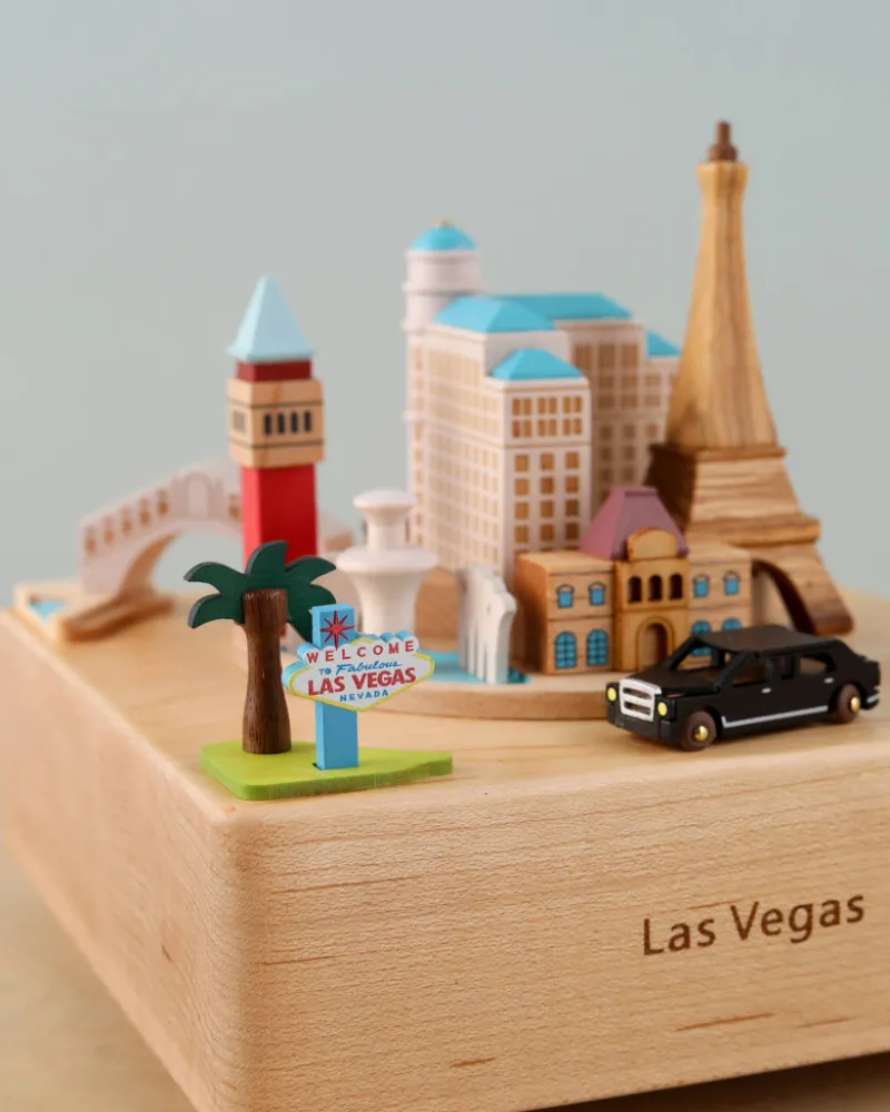 Las Vegas Wooden Music Box>Wooderful Life Discount