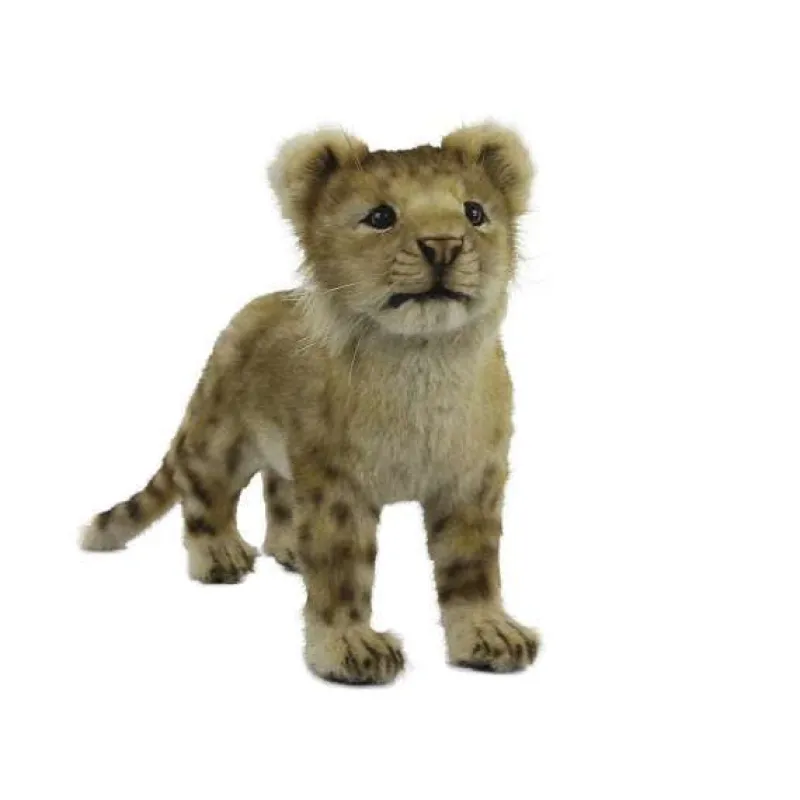 Lion Cub Standing Stuffed Animal>Hansa Outlet