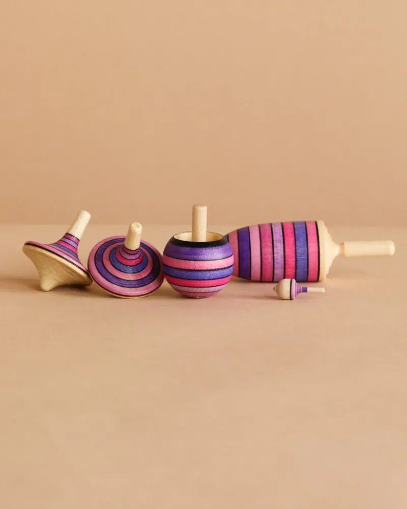 Mader Spinning Top Champion Learning Set - Lilac>Mader Kreiselmanufaktur Outlet
