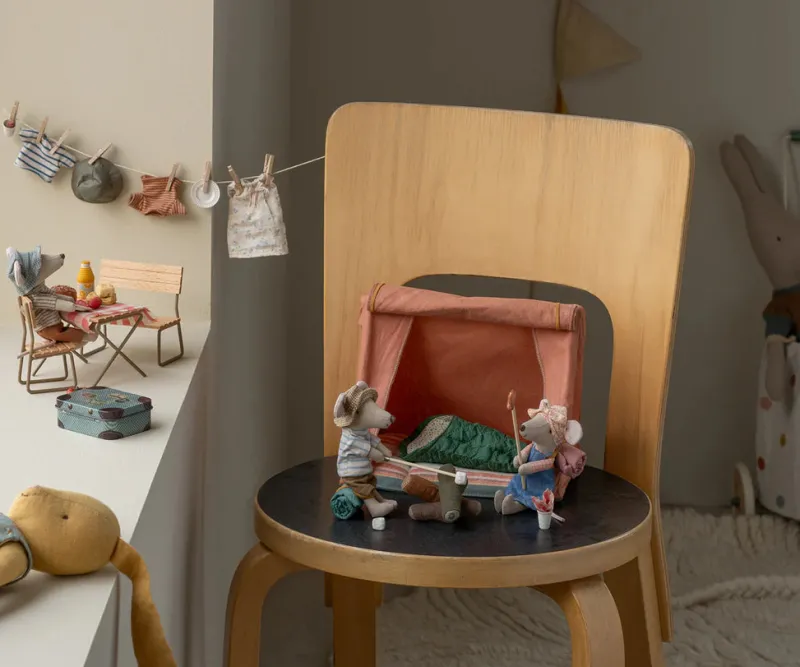 Happy Camper Tent - Rust>Maileg Hot