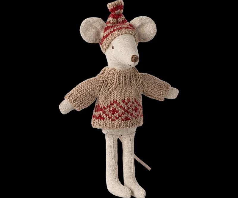 Knitted sweater and Hat for Mom Mouse>Maileg Best