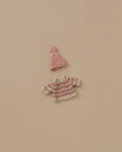 Knitted sweater and Hat for Big Sister Mouse>Maileg Sale
