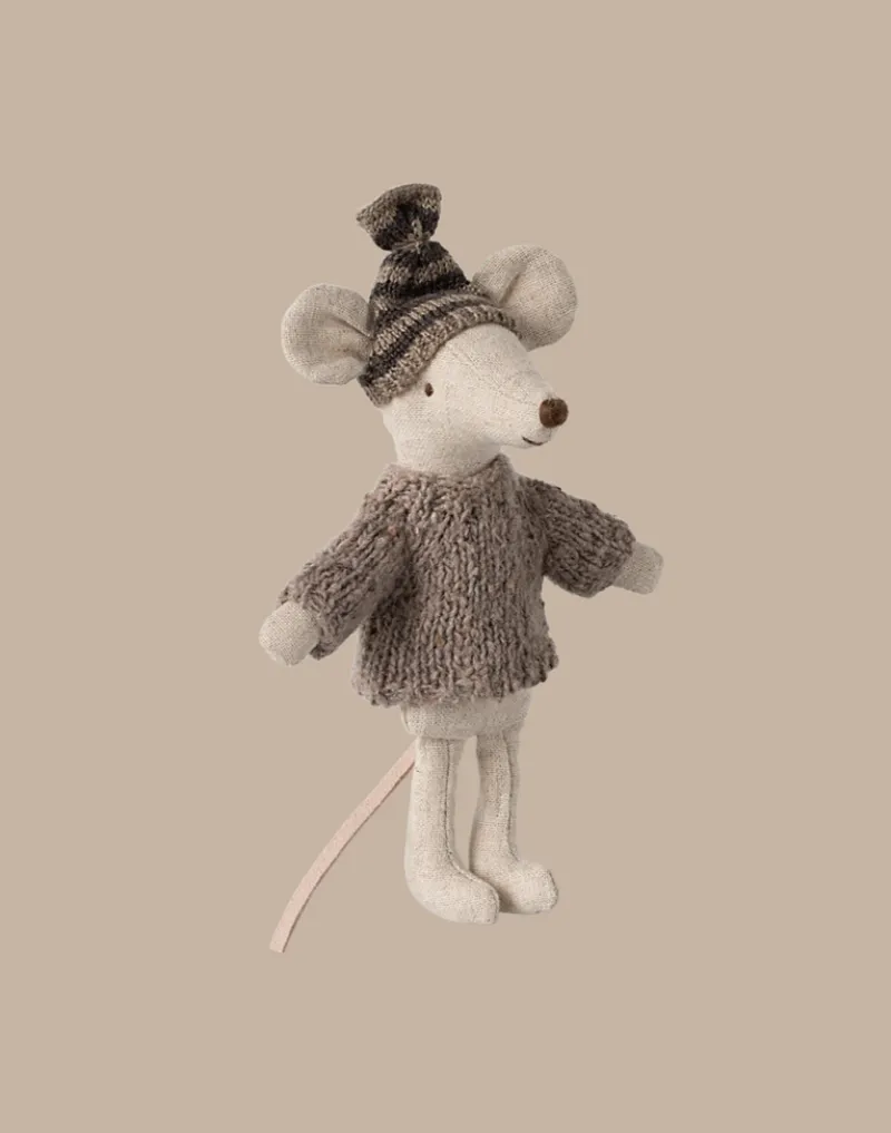 Knitted sweater and Hat for Big Brother Mouse>Maileg Sale