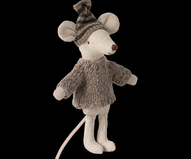 Knitted sweater and Hat for Big Brother Mouse>Maileg Sale