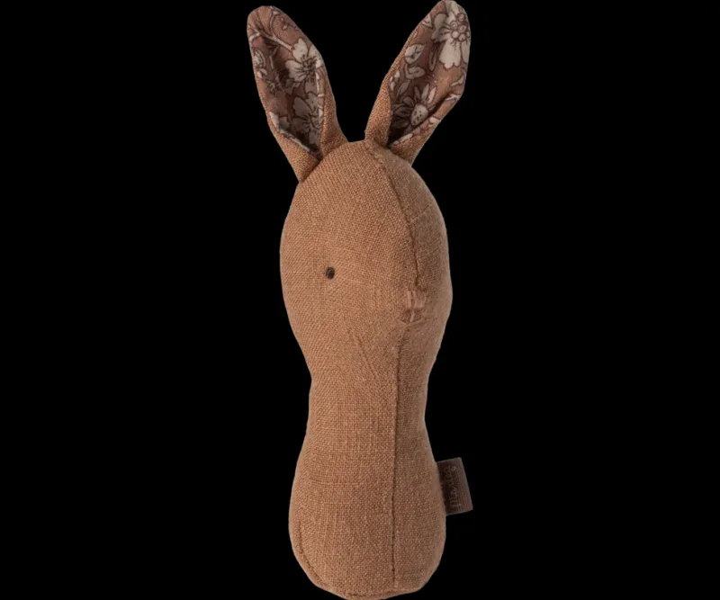 Lullaby Friend Rattles, Bunny Rattle - Chocolate>Maileg Best