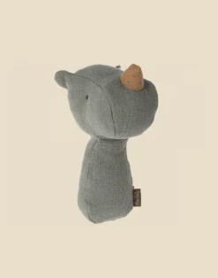 Lullaby Friend Rattles, Rhino - Pine>Maileg Hot