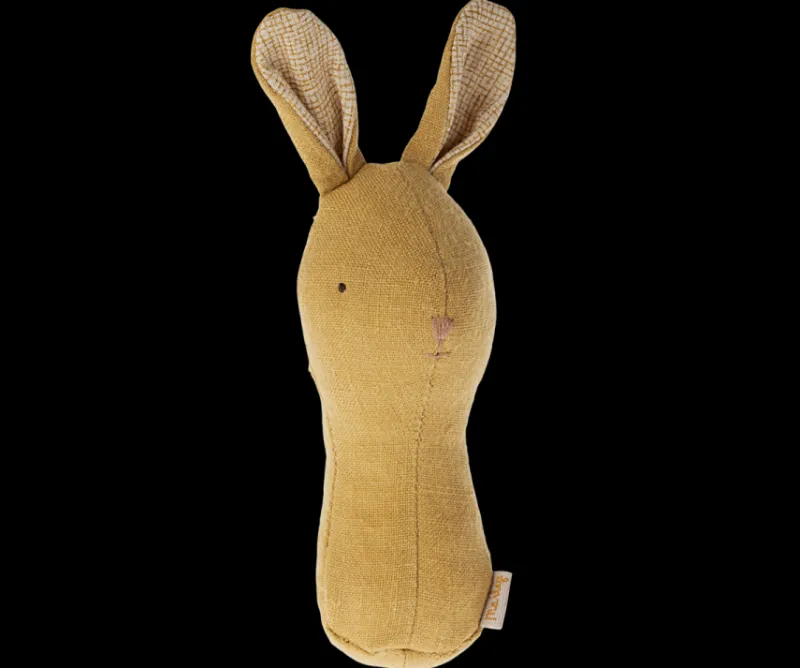 Lullaby Friend Rattles, Bunny - Dusty Yellow>Maileg Discount