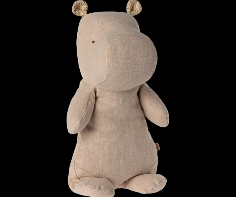 Medium Hippo Stuffed Animal - Light Rose>Maileg Discount
