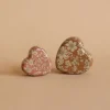 Metal Heart Box, 2 Piece Set - Ocher/Heather Blossom>Maileg Online