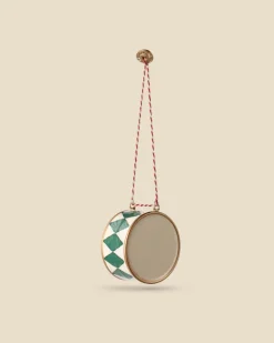 Metal Ornament, Large Drum - Dark Green>Maileg Best