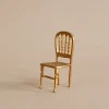 Mouse Size Gold Chair>Maileg Fashion