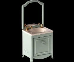 Sink Dresser With Mirror, Mouse - Mint>Maileg Outlet