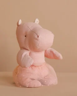 Small Hippo With Skirt Stuffed Animal - Soft Rose>Maileg Hot
