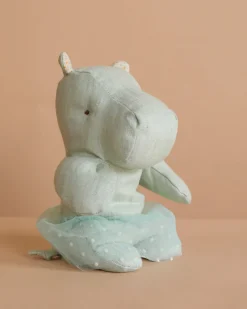 Small Hippo With Skirt Stuffed Animal - Mint>Maileg Sale